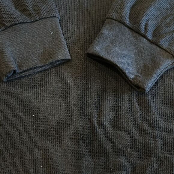 Adidas NBA Boys Brooklyn Nets Basketball Black & White Long Sleeve Shirt - Picture 3 of 7